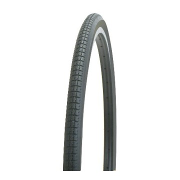 BLOCK TREAD MTB TYRE 24 X 1 3/8 - BLACK