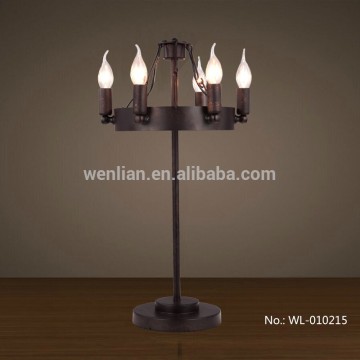 Vintage candle light table lamp