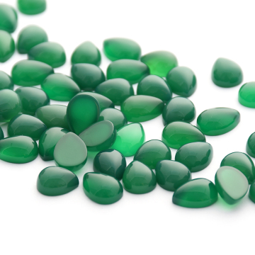 Natural Green Agate cabochon High quality Green Onyx