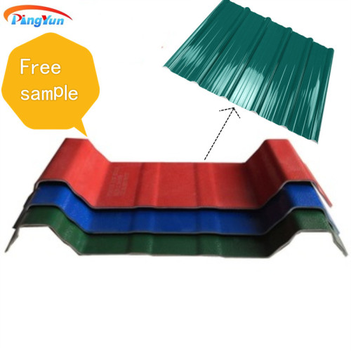 Water proof heat resistance upvc trapezoidal roof sheet pvc plastic roof tiles for warehouse