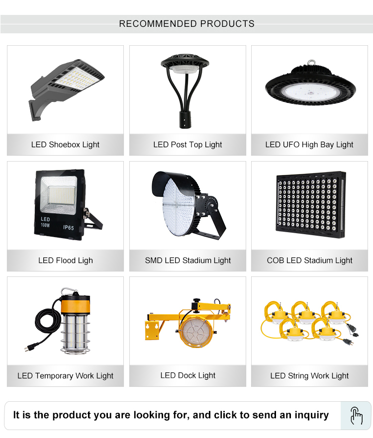 LED Street Lights Manufacturers 60W 100w 150W Top Sale Indoor Outdoor Street IP65 Waterproof LED Street Light for Distric