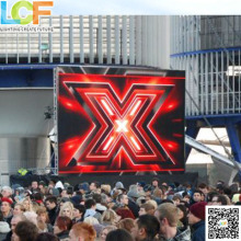 The auto show P10 full color big screen outdoor led tv