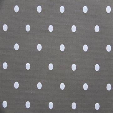Cotton Elastic Poplin Printed With Small Dots