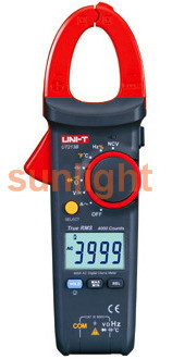 Digital Clamp Meter, AC/DC/Resistance/Capacitance/Frequency/Temperature Clamp Multimeter, 400A, UT213B