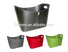 Felt Basket For Firewood, Wool Felt Firewood Storage Basket