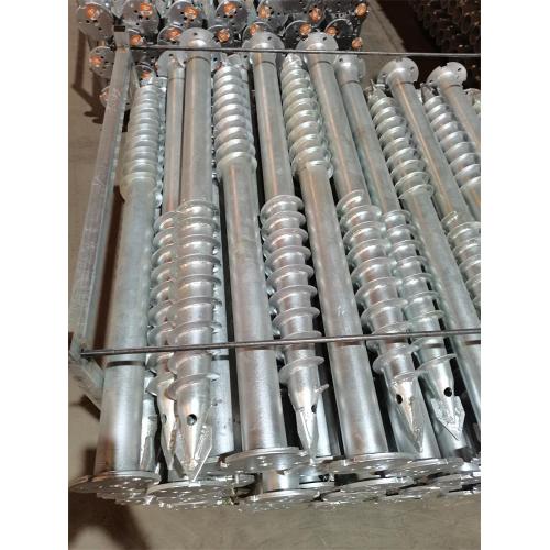 Galvanized Steel Spiral Pile Ground Screw Anchor