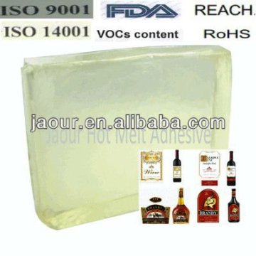 hot melt adhesive (block shape) for PET OPP Bottle Labels
