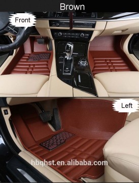 5D PVC sponge leather car mat