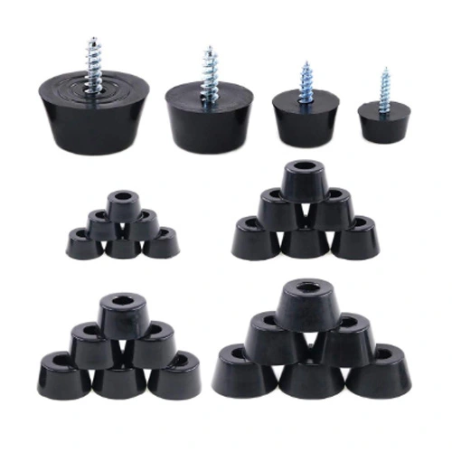 Furniture Rubber Chair End Tips Pipe Tube Plug Caps Door Bumpers Round Square Rubber Tube Cap Rubber Feet