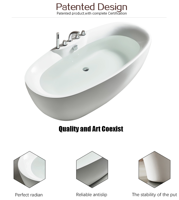 Nice American Standard Stand Acrylic Alone Soaking Freestanding Bathtub