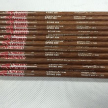 Made in china Linkboy LBS02 Wood skin pure carbon arrow shaft, carbon arrow for compound bow hunting and DIY arrow