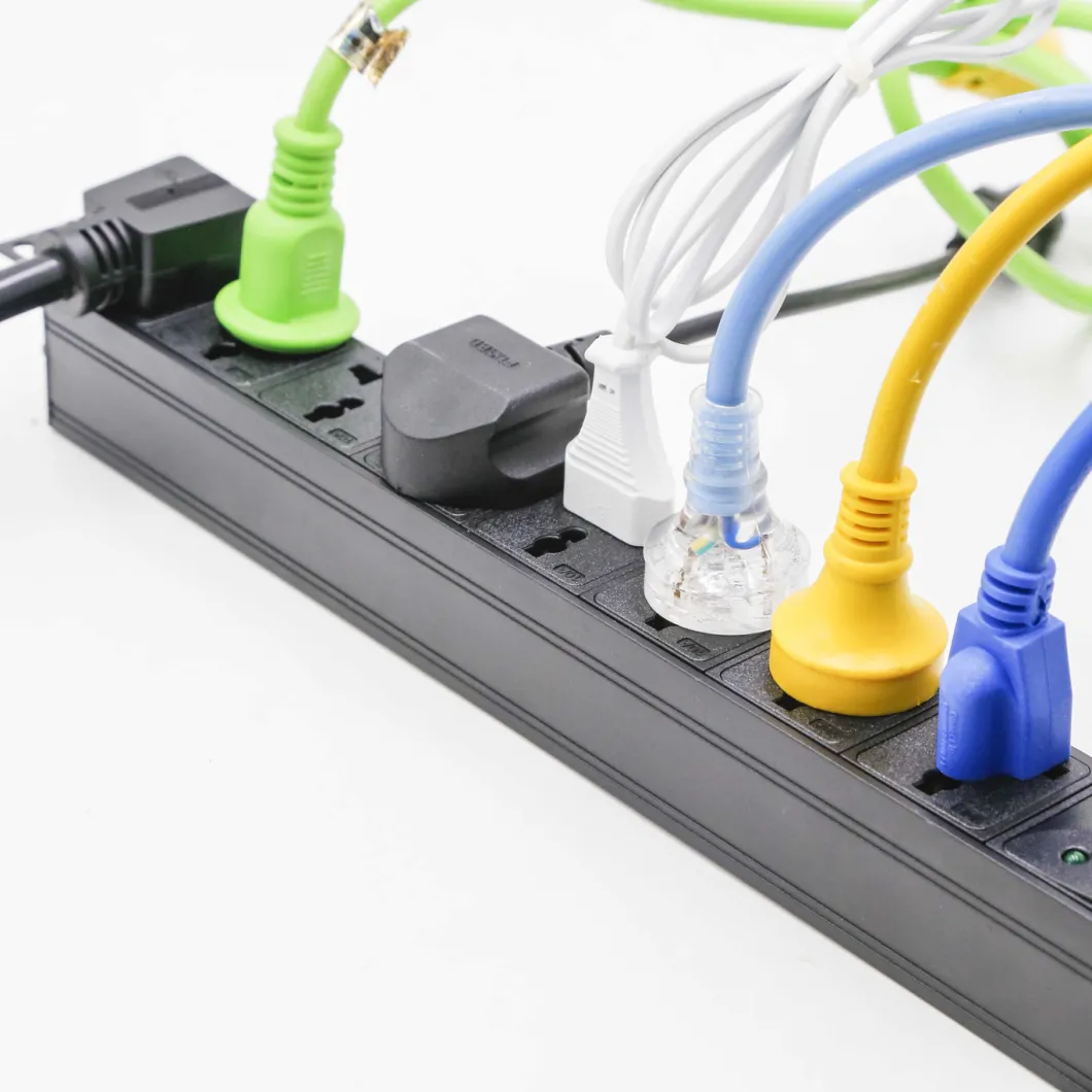 Rack Mount PDU IEC Series Power Strip for Network Cabinet NEMA 5-15p