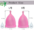 Eco-friendly Woman Reusable Silicone Menstrual Cups