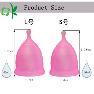 Eco-friendly Woman Reusable Silicone Menstrual Cups