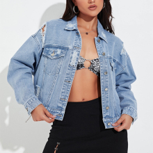 Discount Distressed Ripped Denim Women's Jacket and Jeans Fashion Search Engine
