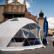 Waterproof Transparent Geodesic Hard Shell Luxury Dome Glamping Tent