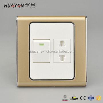 New product touch screen wall switch socket brand