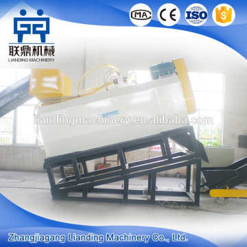 pet bottle label and cap removing machine
