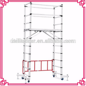 Telecopic scaffold system