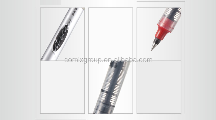 0.5mm Capillary System Needle Sign Pen Metal Tip Handwriting Gel Ink Pen