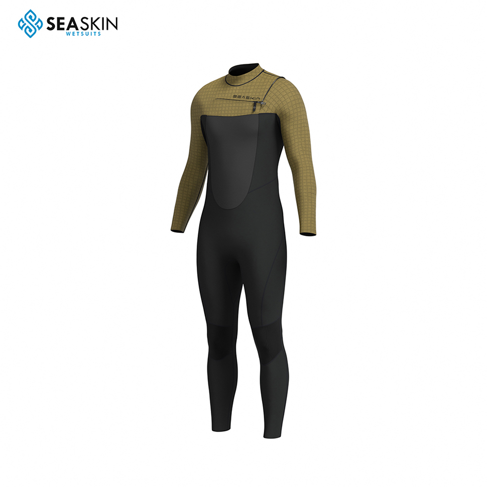 Seaskin 3/2mm Lelaki Penuh Lelaki Surfing Custom Surfing Wetsuit