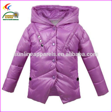 shiny nylon down jacket