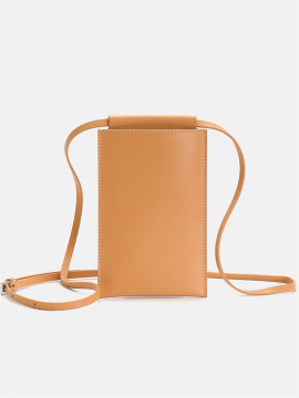 Fashion Ladies Leather Colorful Mobile Phone Bag