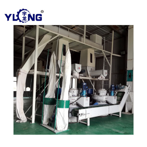 Customized Color 90kw Wood Sawdust Pellet Machine