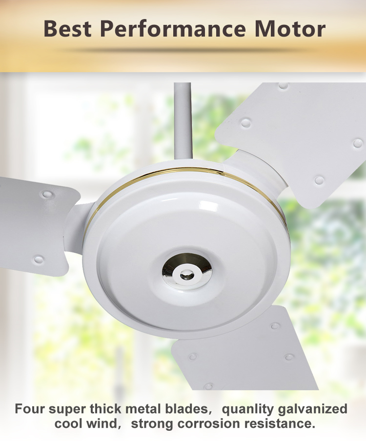 Cheap Price China SMC 56 Inch Ceiling Fan 48 Inch Electric Fan with 100% Copper Motor Pure Aluminum Motor Fans