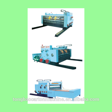 double color water base printing & slotting machine