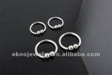 Body Jewelry Steel Captive Rings