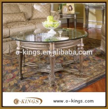 hand carved classical antique coffee table