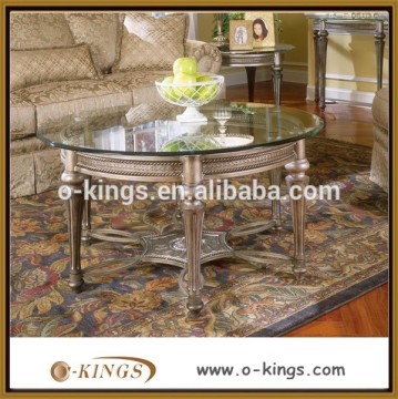 hand carved classical antique coffee table