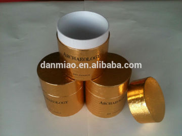 Gold packaging tube for comestic