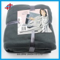 Biasa yang dicelup Polar Fleece selimut selesa TV selimut