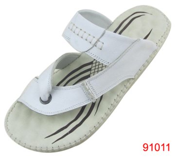 wholesale men casual leather slippers