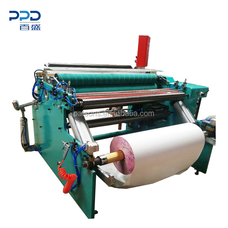 Factory price automatic gift paper cover film slitter rewinder machine