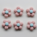 18*10MM various colors loose resin flower hair pin charms kids hair accessories