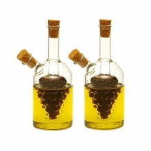 2016 Special Kitchenware Oil and Vinegar Glass Bottle 2 in 1