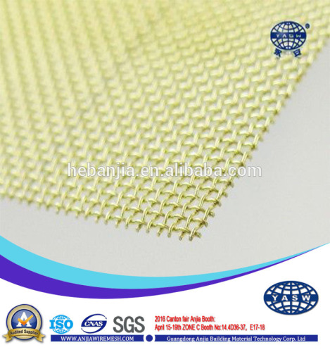 Anjia high quality sale brass screen wire mesh(ISO9001 factory)