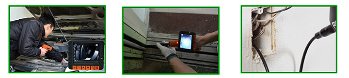 Plumbing snake waterproof sewerage inspection video cameras