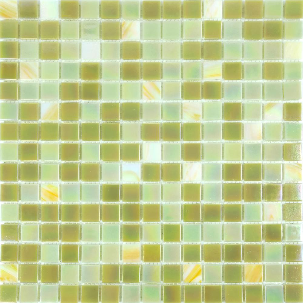 Pequeña cantidad de oro línea verde oliva elegante mosaico