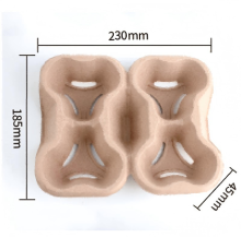 White dry-pressed cup holder