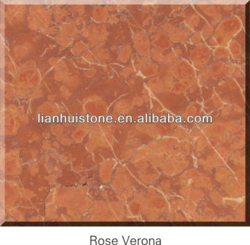 Imported red marble Rose Verona