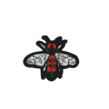 Animals best quality custom bees logo patches embroidery