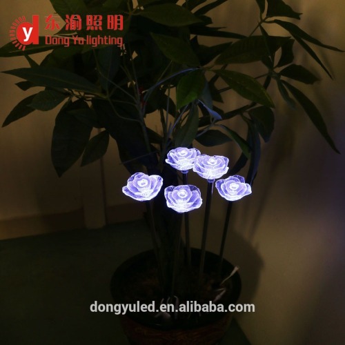 2016 Newest Fantastic artificial rose flower Christmas party wedding Valentine's Day indoor&outdoor decoration with led light