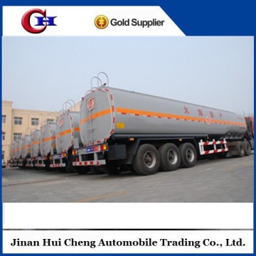 widely used fuel tanker truck semi trailer, fuel tanker truck capacity