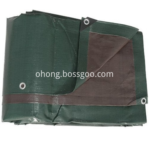 Brown heavy duty waterproof PE Tarpaulin