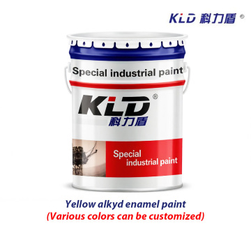 Yellow alkyd enamel paint