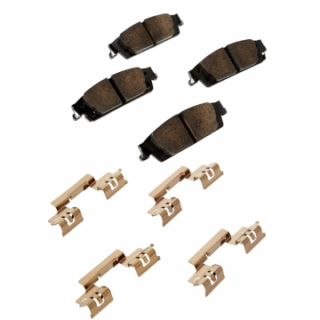 Brake Pad Kit for Cadillac Escalade & Chevy/GMC SUVs (84176464, 85601646, 23164777)